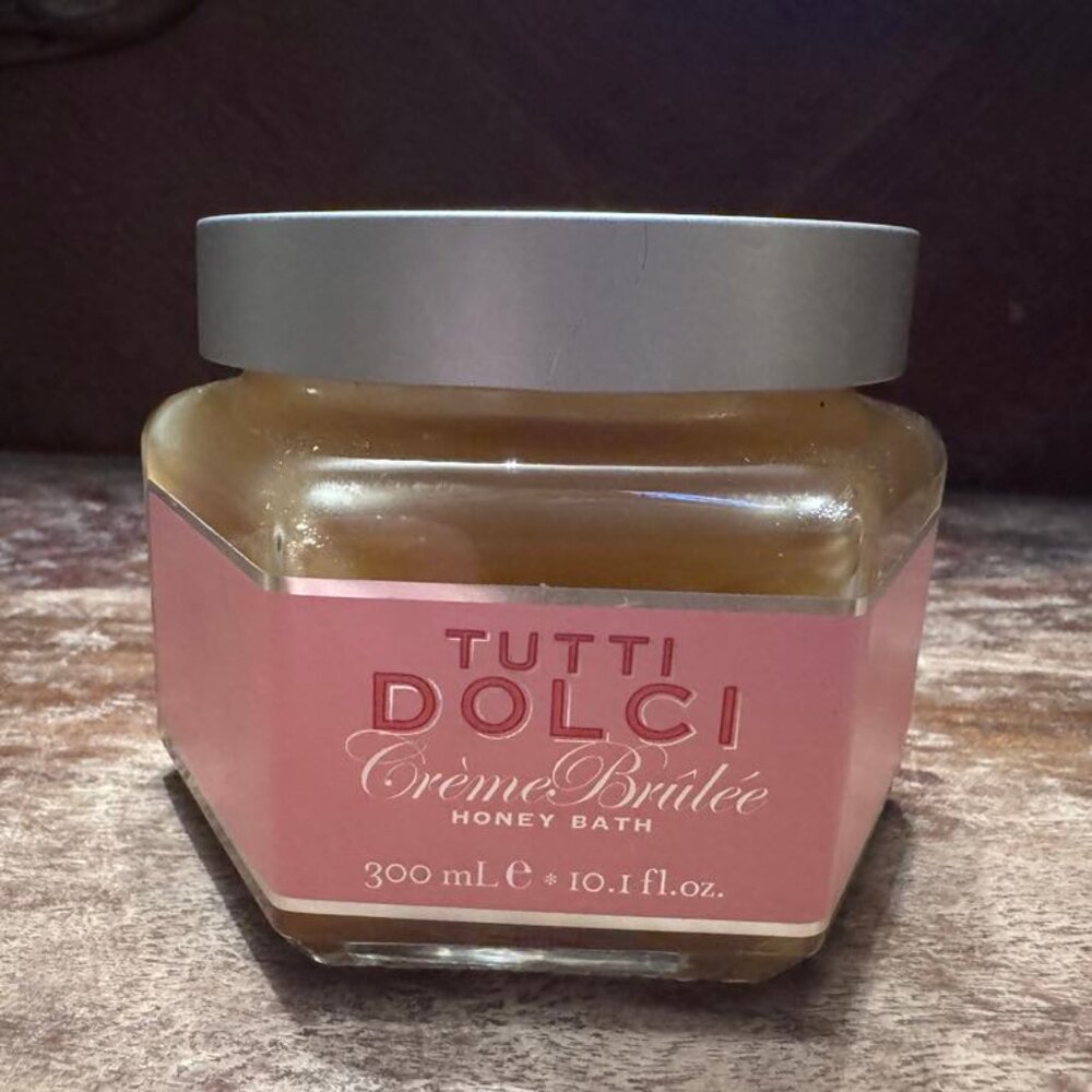 Bath and Body Works Tutti Dolci Creme Brulee Honey Bath 10.1 oz DISCONTINUED NEW